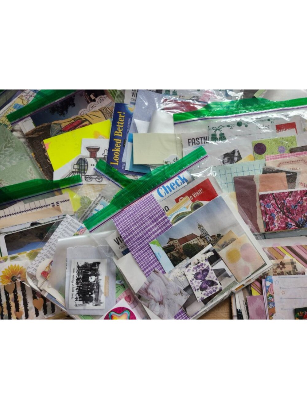 Packs of Ephemera ~ Junk Journal Kits~ Mixed Paper Lots~ 55-60 Pieces